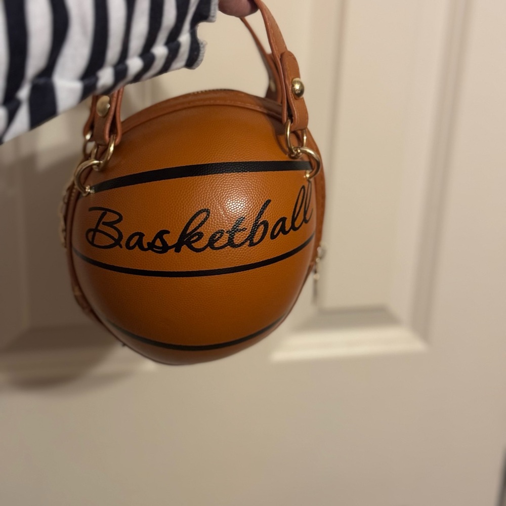 Basketball Shaped Handbag